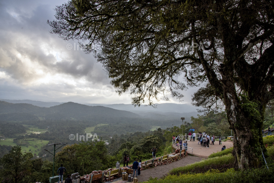  RAJA SEAT/King Seat viewpoint in Madikeri