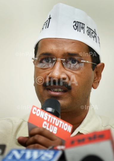 Aam Aadmi Party (AAP) leader Arvind Kejriwal