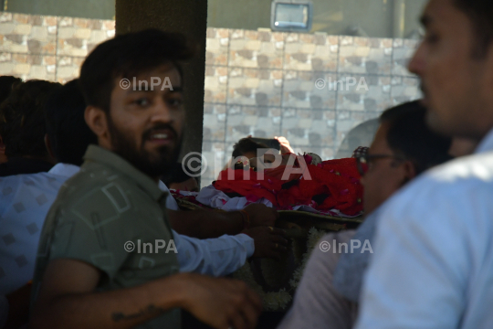 Actress Tunisha Sharma  funeral