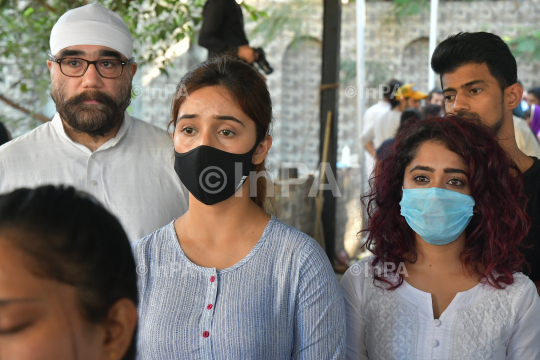 Actress Tunisha Sharma  funeral