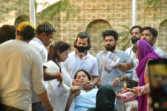 Actress Tunisha Sharma  funeral