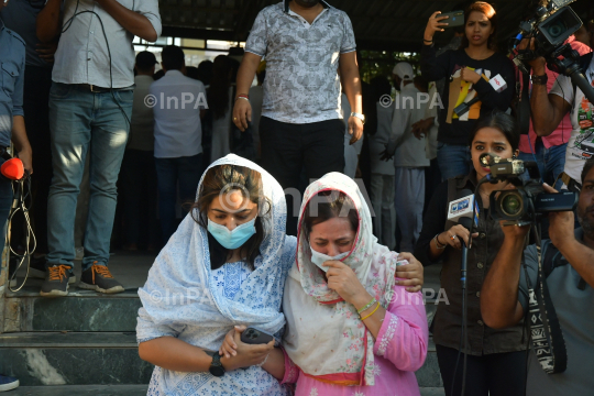 Actress Tunisha Sharma  funeral