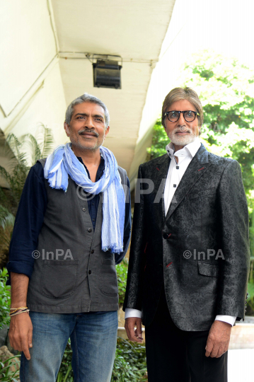 Amitabh Bachchan with director Prakash Jha 