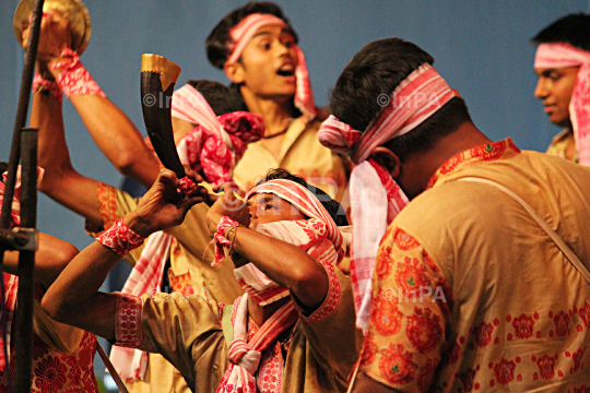 An Assamese boy playing ‚ÄúPepa‚Äù