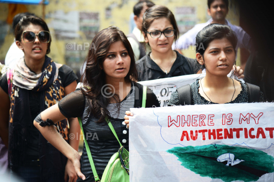 Apeejay school of Architecture protest