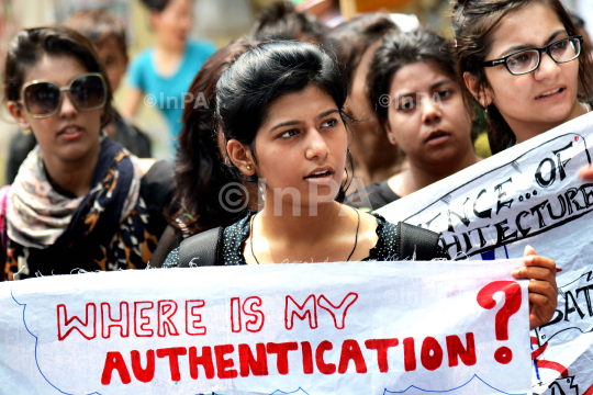 Apeejay school of Architecture protest