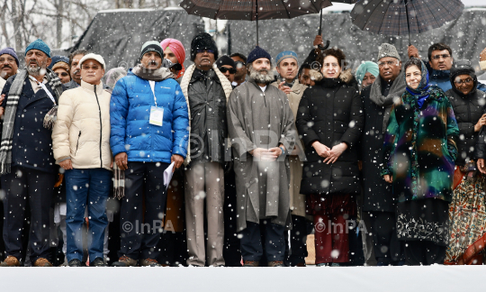 Bharat Jodo Yatra in Kashmir