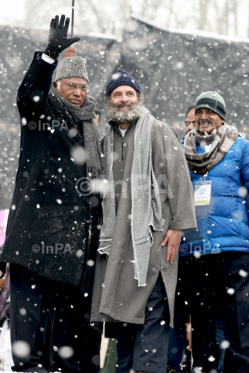 Bharat Jodo Yatra in Kashmir