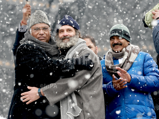 Bharat Jodo Yatra in Kashmir