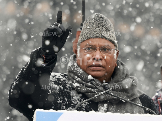 Bharat Jodo Yatra in Kashmir