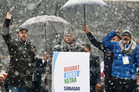 Bharat Jodo Yatra in Kashmir