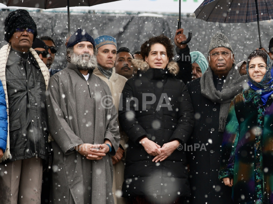 Bharat Jodo Yatra in Kashmir