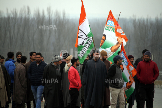 Bharat Jodo Yatra in Pulwama