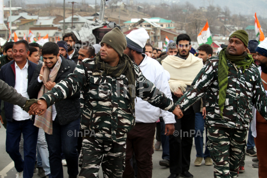 Bharat Jodo Yatra in Pulwama