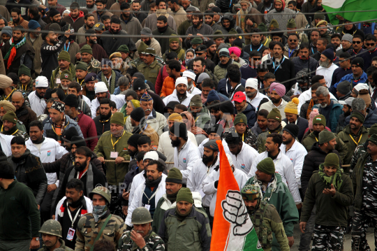 Bharat Jodo Yatra in Pulwama