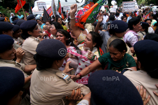 BJP protest