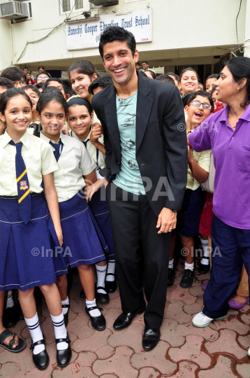 Bollywood actor Farhan Akhtar