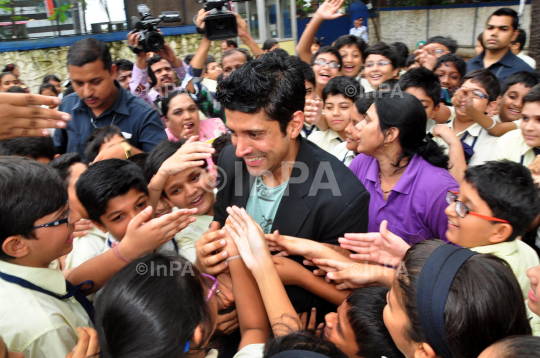 Bollywood actor Farhan Akhtar