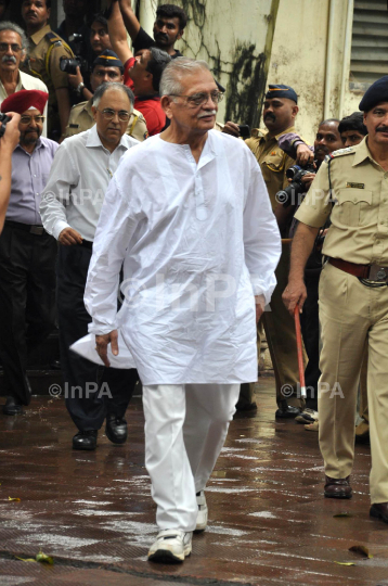 Bollywood lyricist Gulzar 