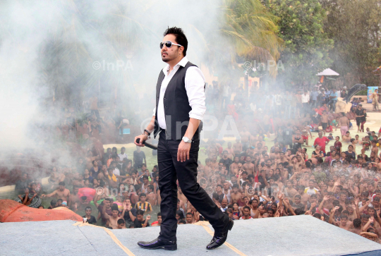 Bollywood playback singer Mika Singh