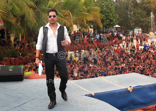 Bollywood playback singer Mika Singh