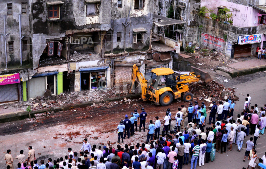 Building collapsed in Mumbai 