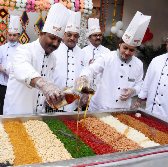 Cake mixing ceremony