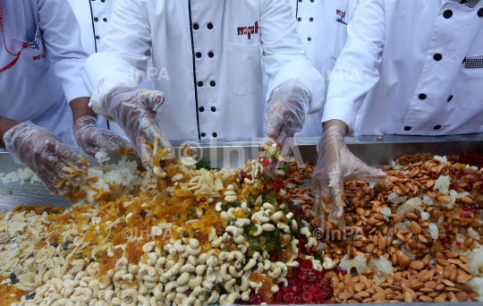 Cake mixing ceremony