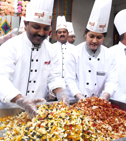 Cake mixing ceremony