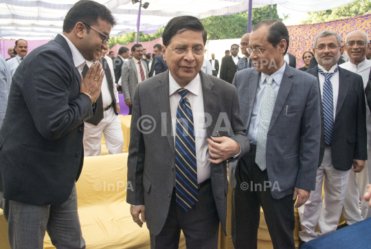 Chief Justice of India Dipak Misra with Justice Ranjan Gogoi