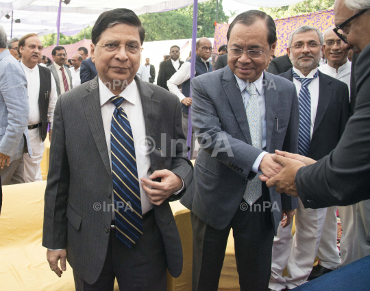 Chief Justice of India Dipak Misra with Justice Ranjan Gogoi