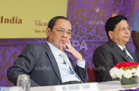 Chief Justice of India Dipak Misra with Justice Ranjan Gogoi