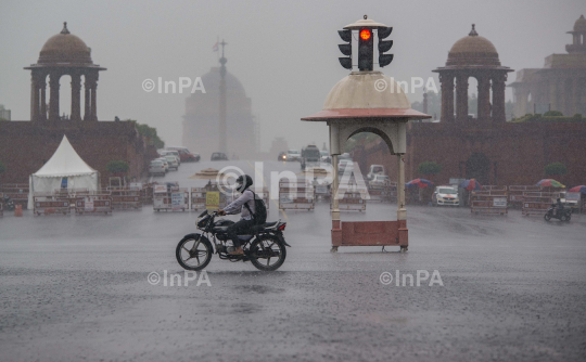 Delhi gets Intense Rainfall