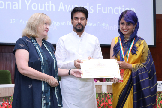 Devika Malik received National Youth Award