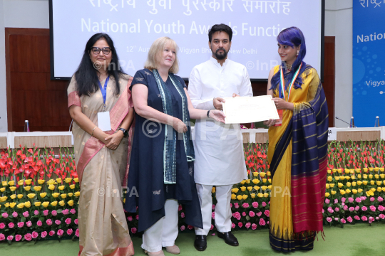 Devika Malik received National Youth Award