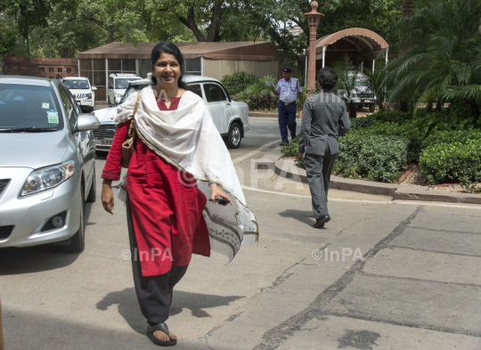 DMK leader Kanimozhi 