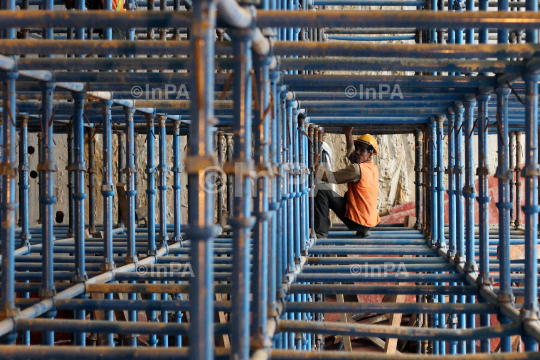 DMRC underground construction site