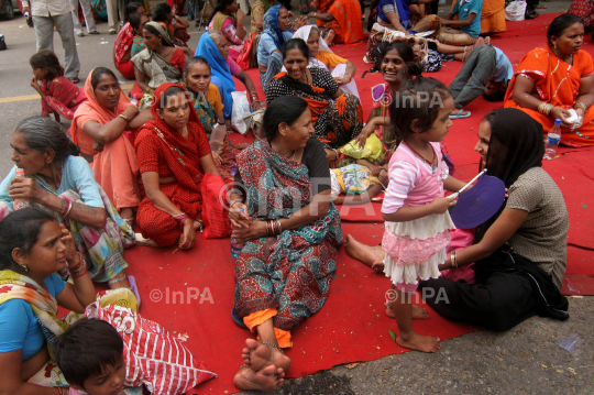 Domestic workers protest