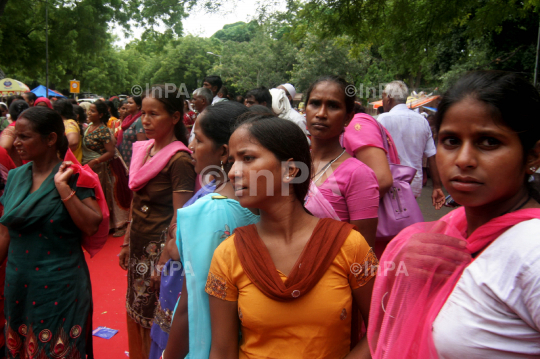 Domestic workers protest