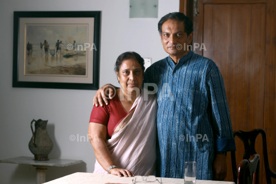 Dr Binayak Sen with his wife Ilina Sen