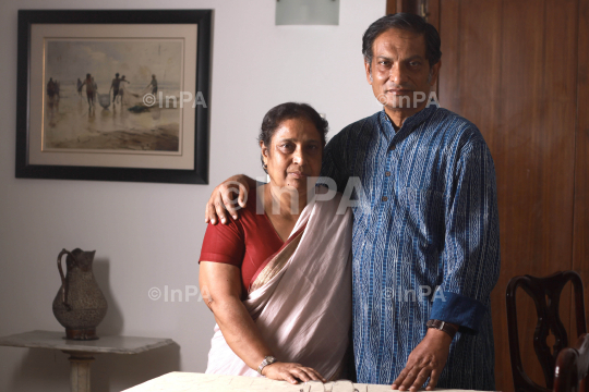 Dr Binayak Sen with his wife Ilina Sen