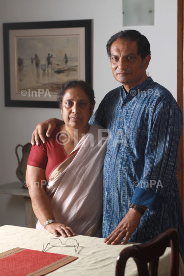 Dr Binayak Sen with his wife Ilina Sen