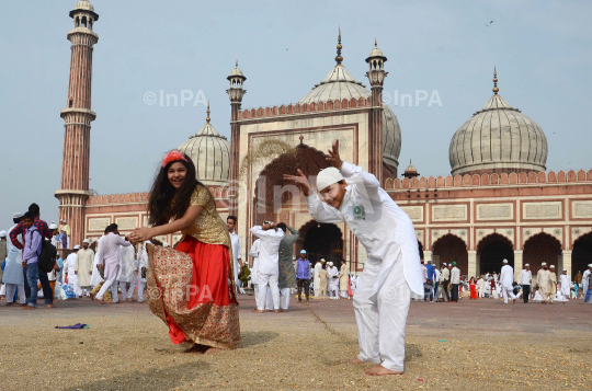 Eid celebration in Delhi