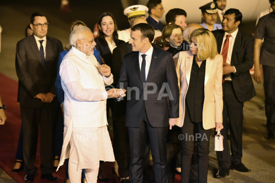 Emmanuel Macron in India