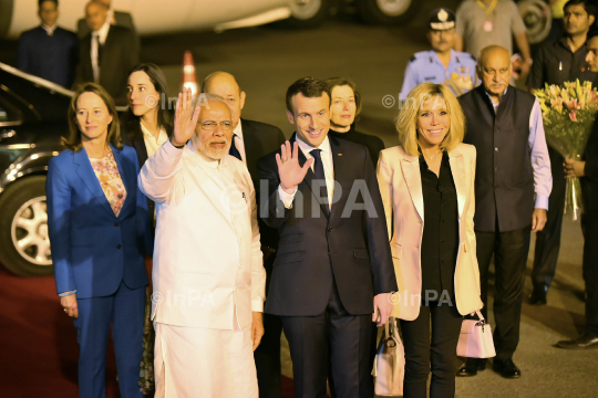 Emmanuel Macron in India