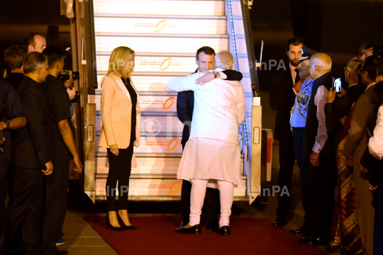 Emmanuel Macron in India