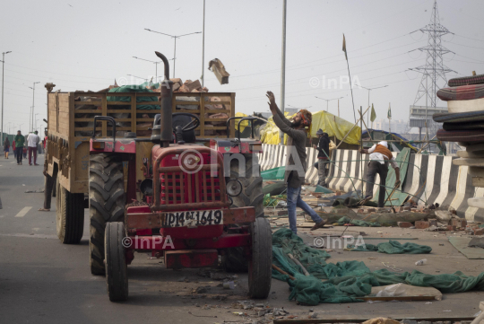 Farmers winding up after ending protest