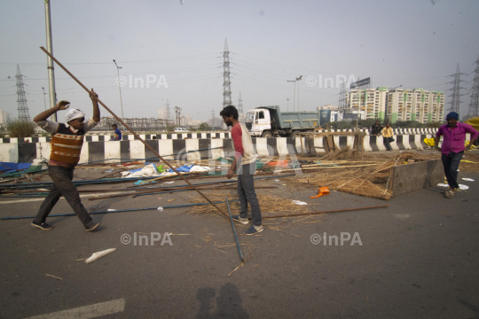 Farmers winding up after ending protest