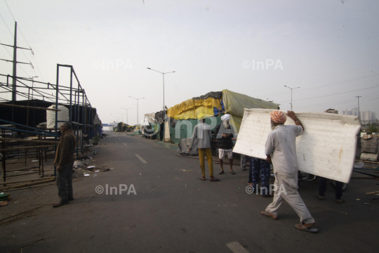 Farmers winding up after ending protest