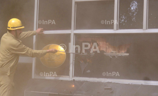 Fire at TOI Building